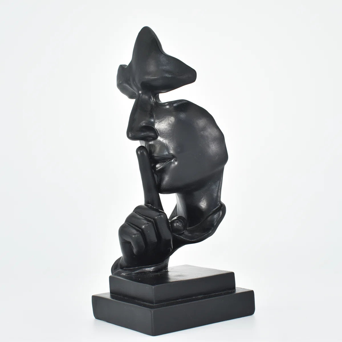 Adam & Friends Home Decor Silence Is Golden Sculpture | 1-Piece