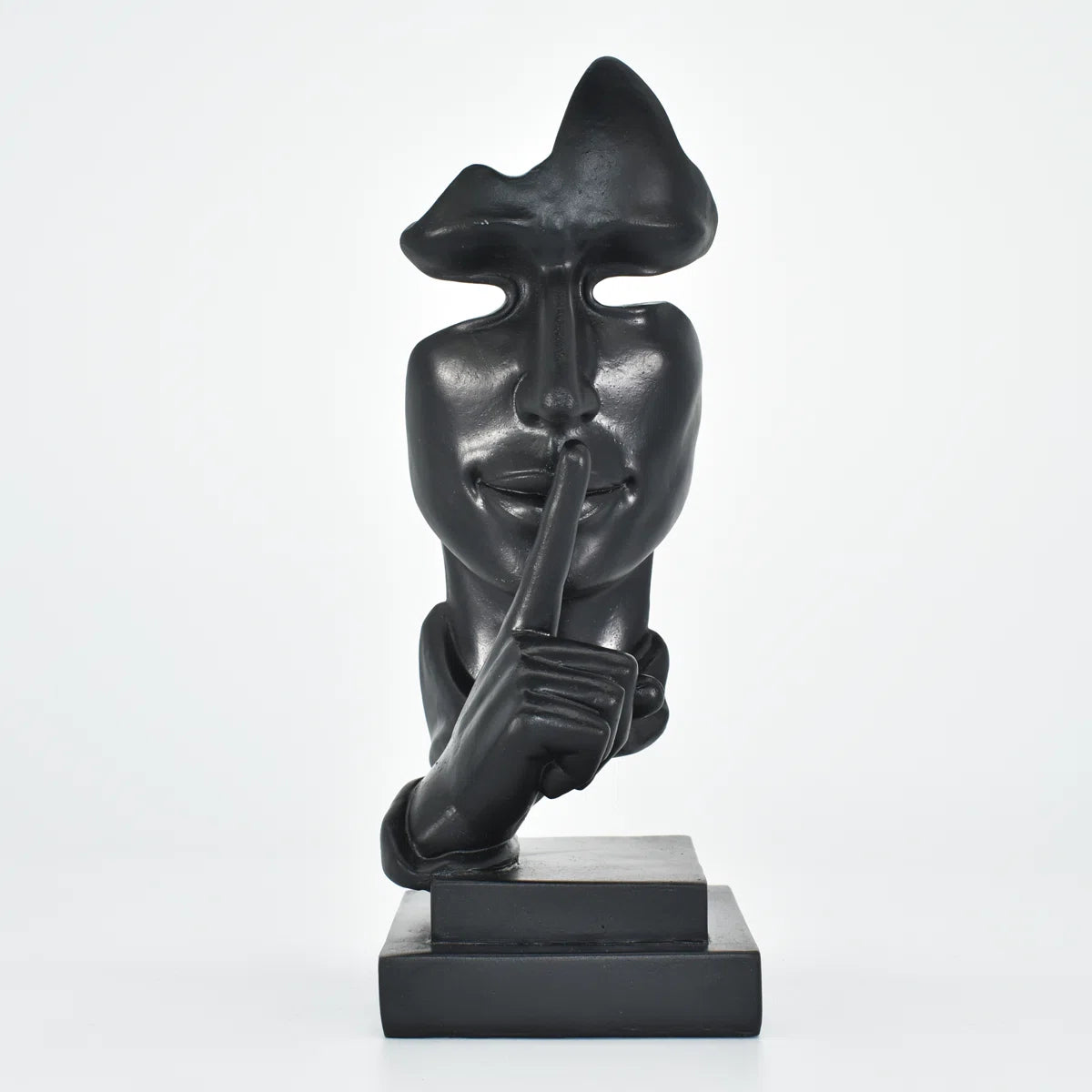 Adam & Friends Home Decor Silence Is Golden Sculpture | 1-Piece