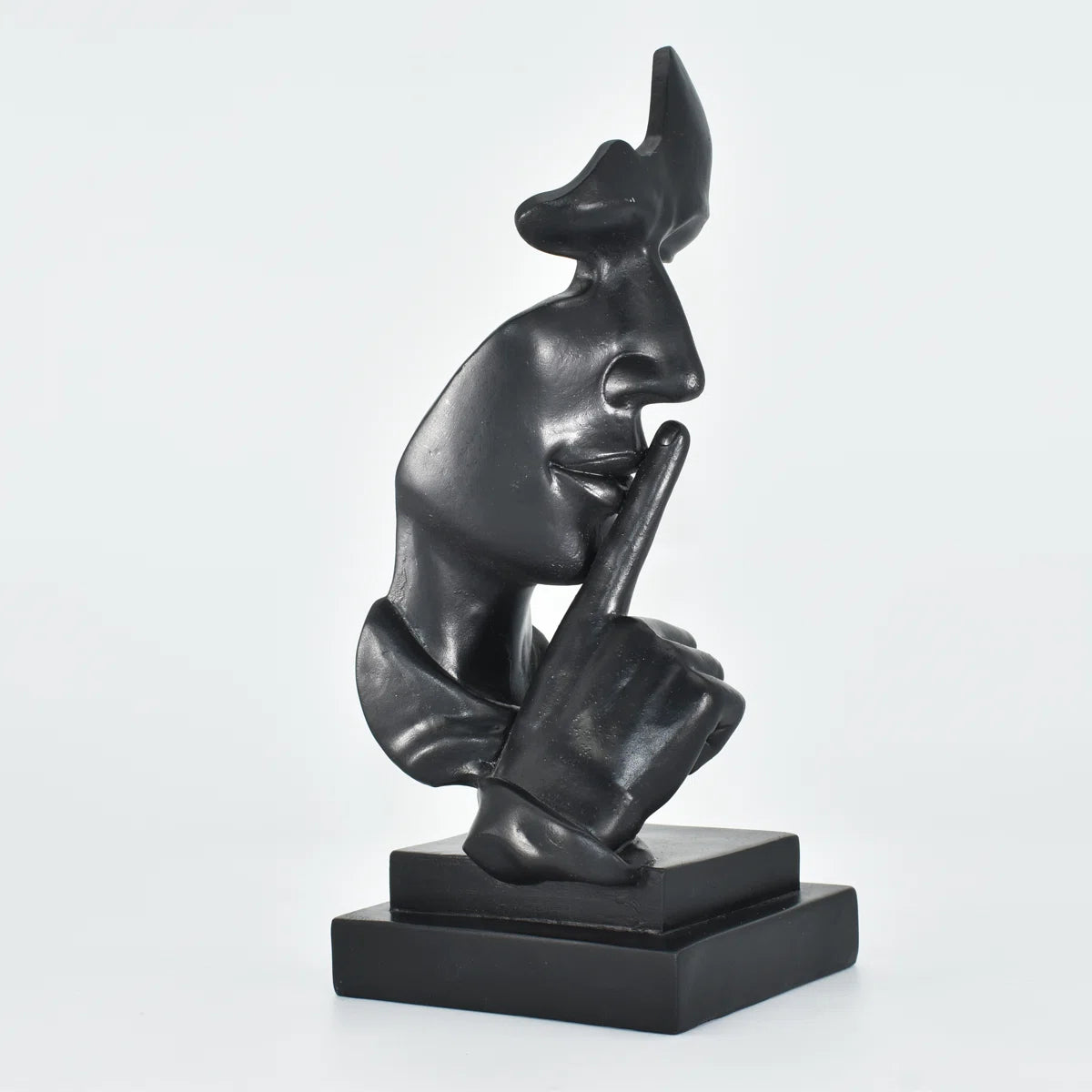 Adam & Friends Home Decor Silence Is Golden Sculpture | 1-Piece